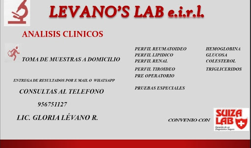 Levano`s Lab analisis clinicos